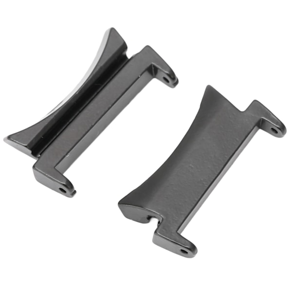 1 par/sett adapter for remkobling i rustfritt stål for Galaxy Watch 4-klokkebånd, svart