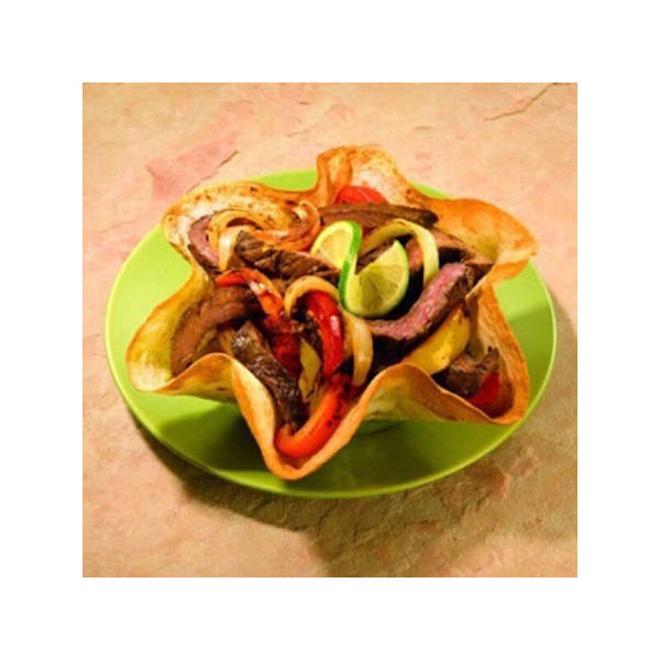 1x Tortilla Pan Sæt Nonstick Taco Salatskål Form Køkken Madlavningsværktøj Sort Mode