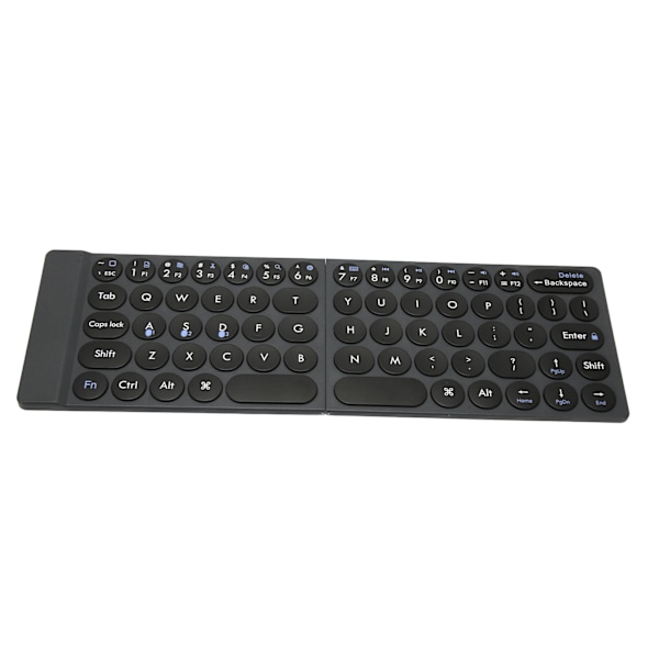 Trådlöst Vikbart Tangentbord Typ C Laddning BT5.0 Auto Sleep Slim Lätt Bärbart Tangentbord för Laptop Surfplatta Telefon