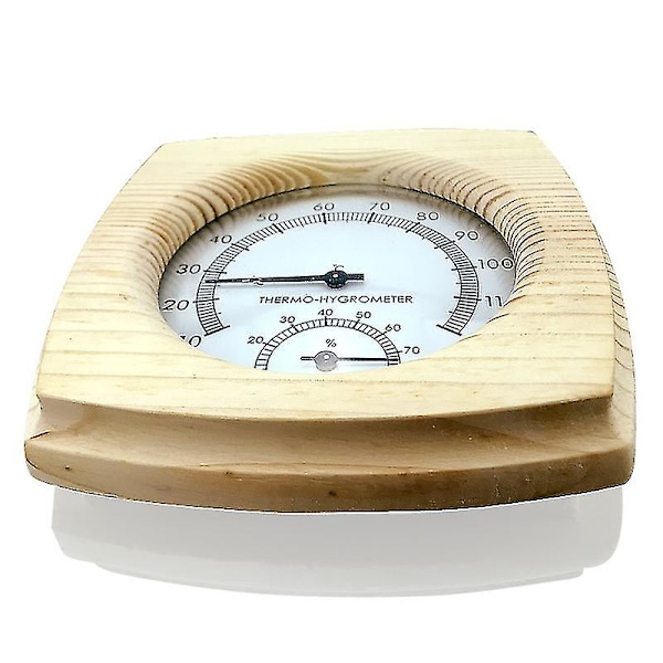 Bastutermometer Trätermohygrometer Termometer Hygrometer Ångbastutillbehör