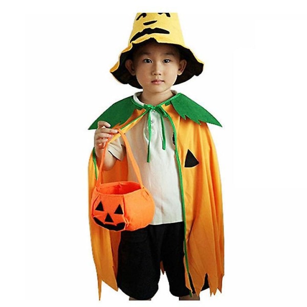 2 stk Halloween græskarpose Bærbar tredimensionel non-woven