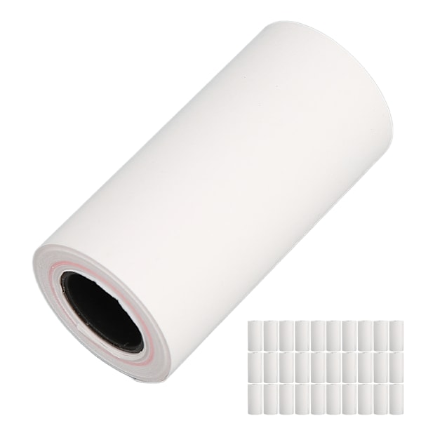 30 stk. termisk trykkpapir 57x30mm Uniformt belegg Klar utskrift Kvitteringsutskrift Etikett for POS-terminalsystemer