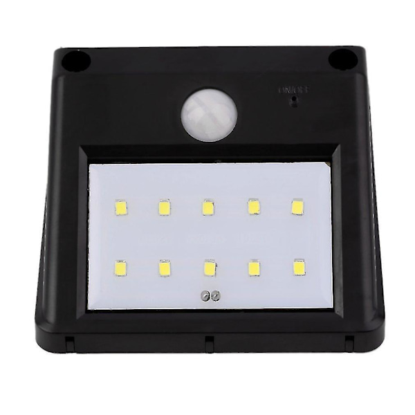 10-LED Solar Power Motion Sensor Vägglampa utomhus