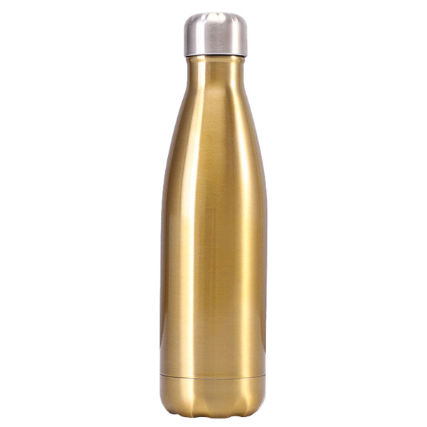 1 stk 304 Isolerte Kaldkopp Sportkopp Bilkopp 500ml Champagne gold