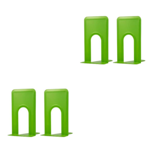 1/2 2x halkfri metall bokstödsfäste Enkel åtkomst till böcker med Green (medium) 2Set