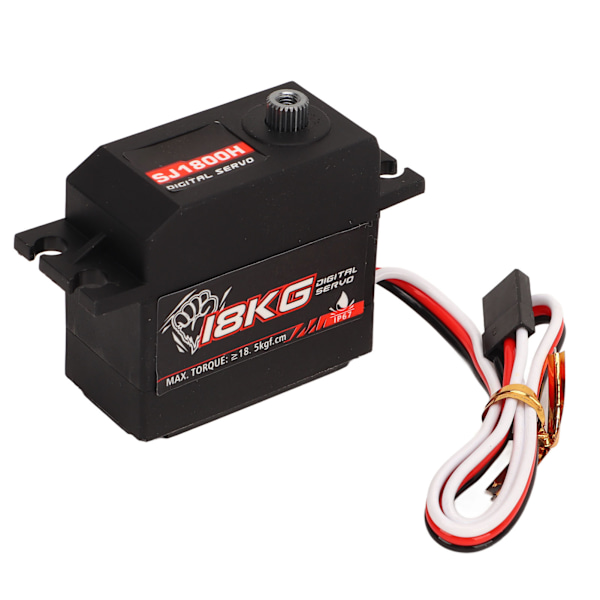18kg Servo Jernkjerne Høytrykks Vanntett Metallgir Digital Servo for RC Bil Robot Helikopter Modellskip