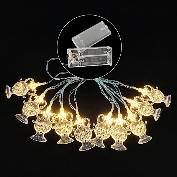 2m 10LED LED String Light Ramadan Lantern WARM WHITE 2M warm white Style 5