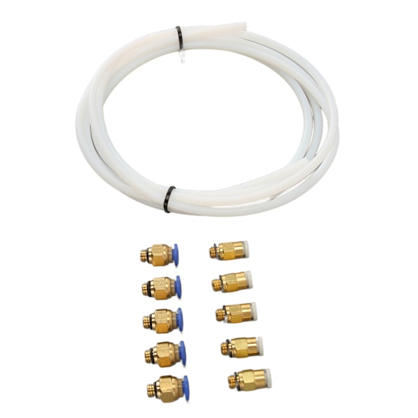 PTFE-slange med PC4 M6 KJH04 M6 pneumatiske koblinger for 1,75 mm filament PLA ABS for Bambu Lab 3D-printer