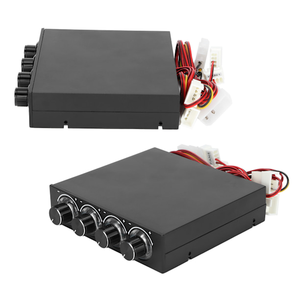 Køleblæser Controller Humaniseret Støjreduktion Multifunktionel PWM Hastighedscontroller 5V-12V