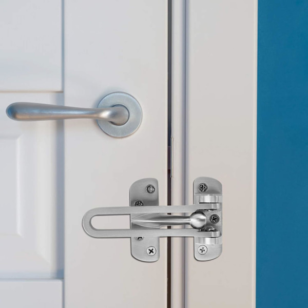2 Pack Zinklegering Ytterdörr Hem Sovrum Hotell Stöldskyddslås