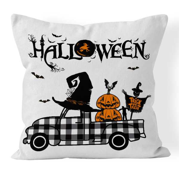 Halloween putetrekk 18x18 tommer høst putetrekk sett o