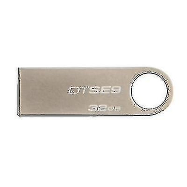 Kingston Technology Datatraveler Se9 32gb Silver USB -minne - Frustrationsfri förpackning--