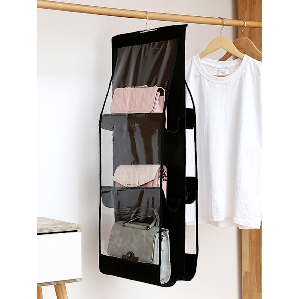 Hängande organizer för handväskor-8 fickor, Multi，SLIM ORGA