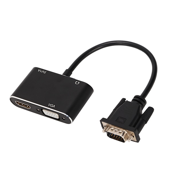 2 in 1 Splitter VGA - VGA High Definition Multimedia Interface -sovitin, korkea resoluutio, vakaat tietokonetarvikkeet