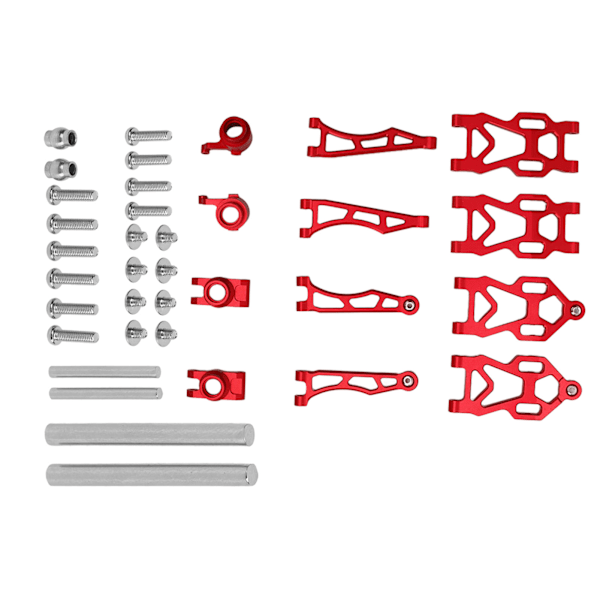 RC Ylä- ja ala-jousitusvarret Alumiiniseos Swing Arm Kit SCY16101PRO 16102 1/16 Kauko-ohjattava auto Punainen