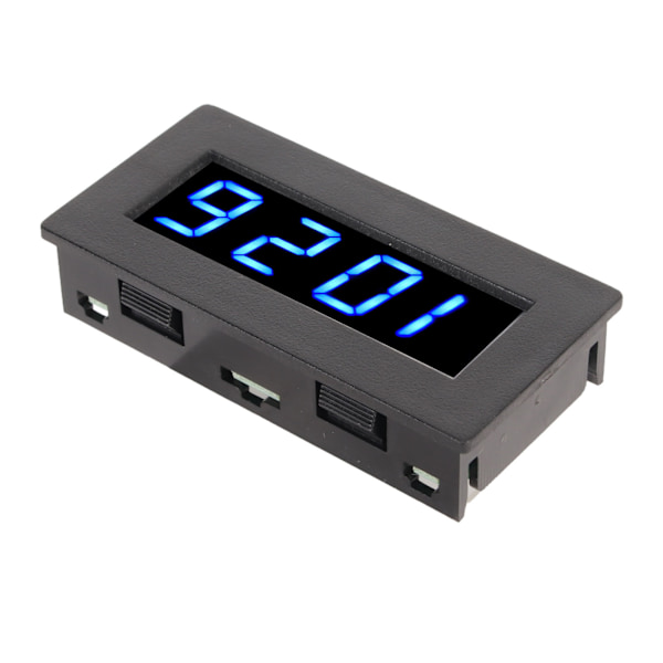 Digital Frekvensmätare Hastighetsmätare DC 8 till 15V 0.56 tum 5 till 9999 RPM 4 LED Digital Display Frekvenstachometer Blå