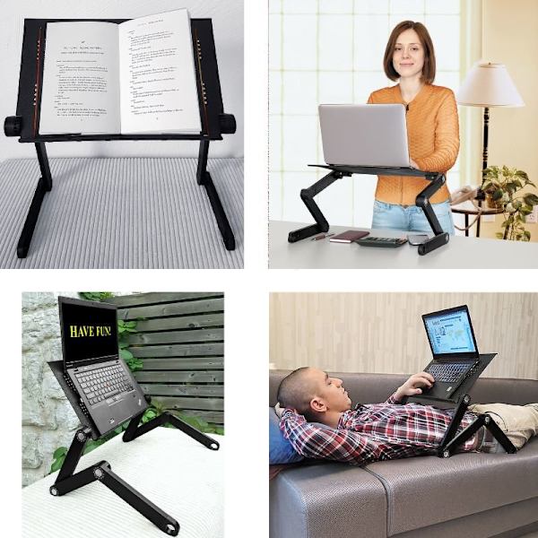 Tatkraft, Newton - Flexibelt Laptopbord black