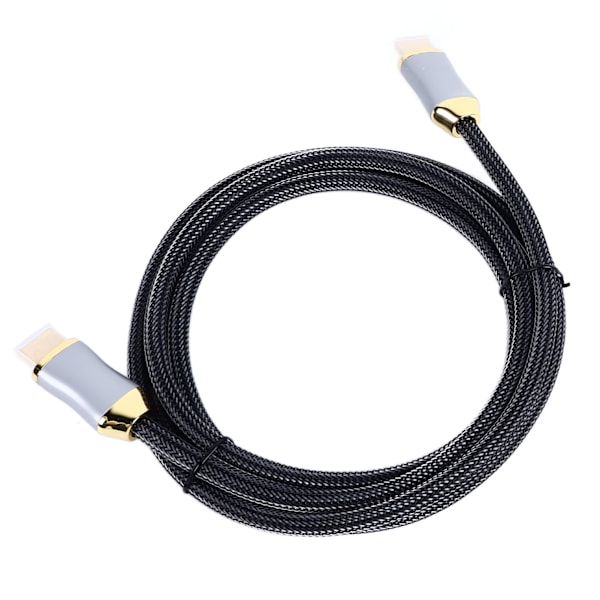 8K HD Multimedia Interface 2.1 Kabel 2m Syrefri Koppar HD Videokabel för TV-apparater Datorer