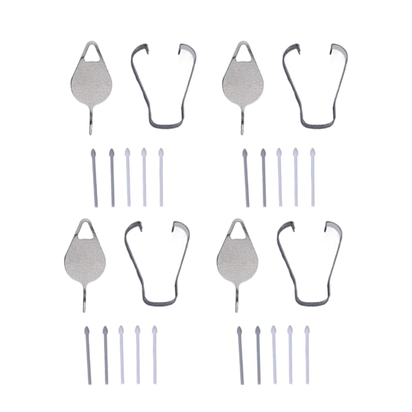 4 Sett Stylus Pennspisser Nettbrett Stylus Pennspisser Erstatningsverktøysett for Galaxy Tab S6 SMT860 SMT865