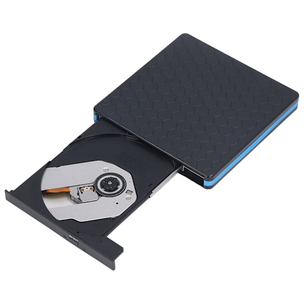 Extern DVD-enhet Stöd USB3.0 USB2.0 Typ C Stöd CD DVD-bränning Plug and Play CD-brännare för Laptop Desktop PC