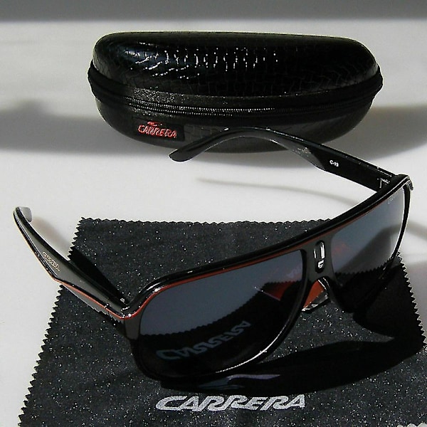 Solbriller for menn Mote Carrera Ruthenium Pilot Gradient Lens Briller + Boks