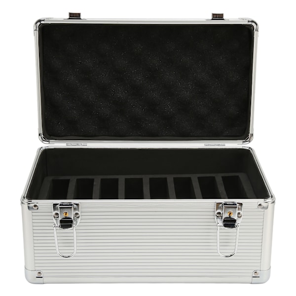 Harddisk Opbevaringsboks 14 Pladser Dobbelt Beskyttelse Sikker Lås Design Harddisk Etui til 2.5in 3.5in Harddisk