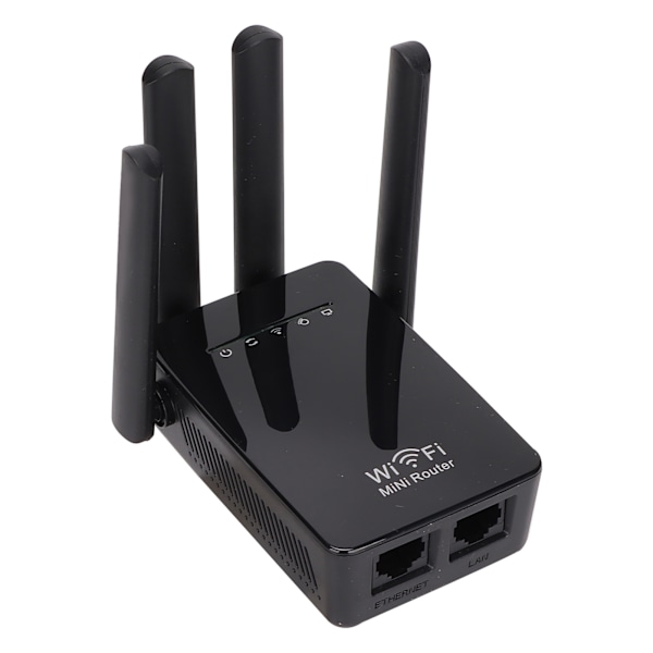3 i 1 Trådlös Router AP Access WIFI Förstärkare Punkt 360° Full Signaltäckning 300Mbps WiFi Router för Hemmet 100‑240VEU Kontakt