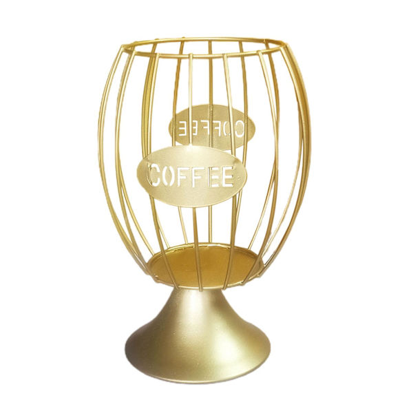 1/2/3/5 Coffee Pod Holder För Espresso Pod Elegant Container Gold 1 Pc