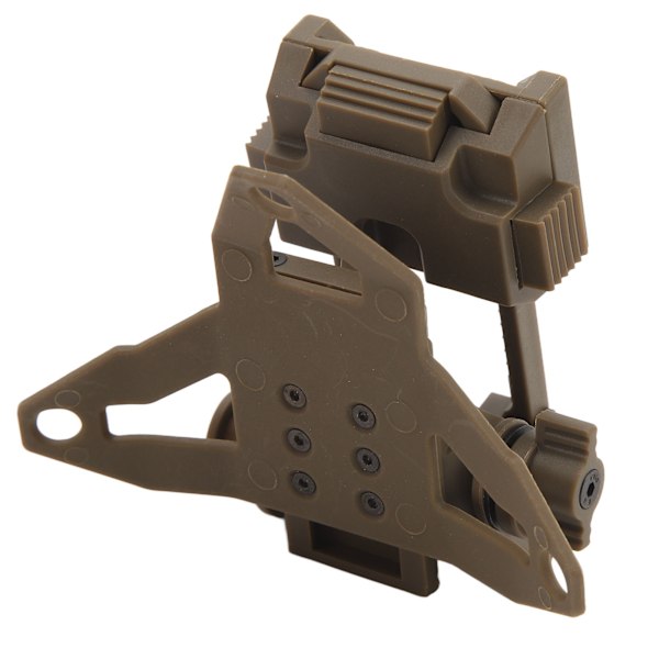 Night Vision Hjelmmontering Foldbar Justerbar Simpel Betjening Bred Kompatibilitet Nylon NVG Montering til PVS15 PVS18 GPNVG18 Tan