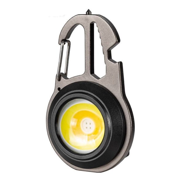 Flasköppnare för fiske Walking Camping，LED Mini COB ficklampor 1000 High Lumen Bright Light Keychain Ficklampa Por