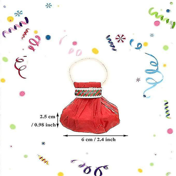 10 kpl Rainbow Paper Streamers Crepe Craft Party Throw
