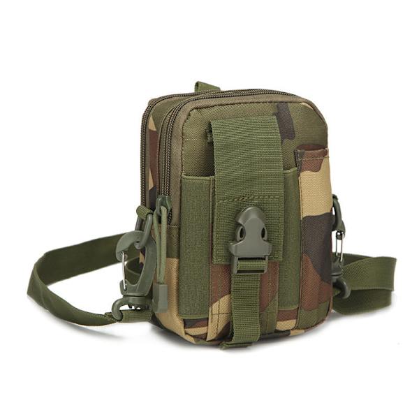 Miehet Naiset Fanny Pack vyötärölaukku vyö ulkona Taskujuoksu Urheilu Vapaa-aika Puhelin Jungle camouflage Average size