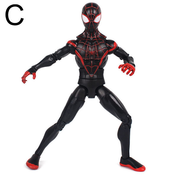 Marvel Avengers actionfigurer Spiderman Spider Woman Gwen Stacy Venom Black Spider-man Miles Morales Modellegetøj til børn A