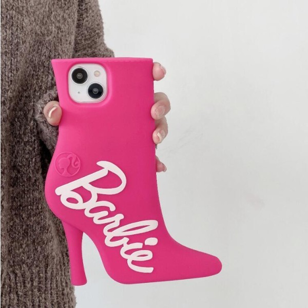 Stötsäkert Barbie högklackat phone case Red iphone 13Pro