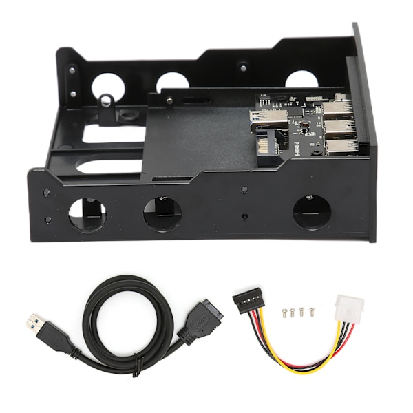 USB Frontpanel Adapter 3.5in 5.25in USB1.1 USB2.0 Hot Swap PC Expansionskort för Datorchassi