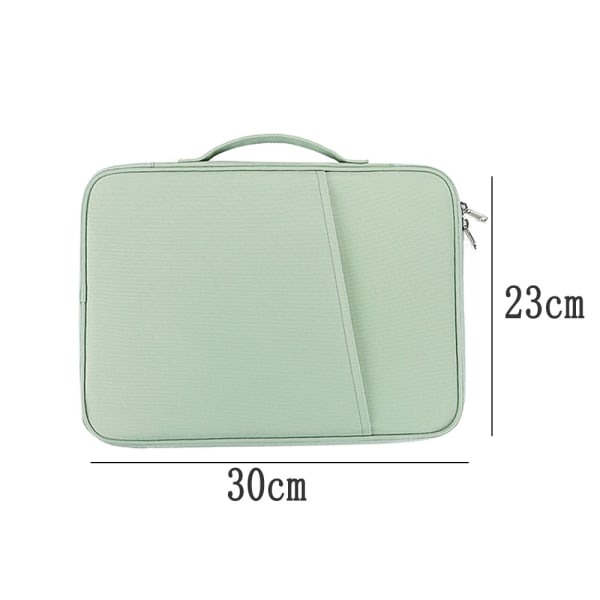 10,8-11\" Tablet Sleeve kompatibel med iPad Tablet-etui Green-10.8-11 inches