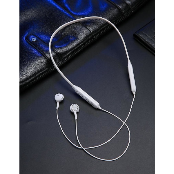 Trådlös binaural stereo sport bluetooth headset superlångt standby magnetiskt huvud hängande hals