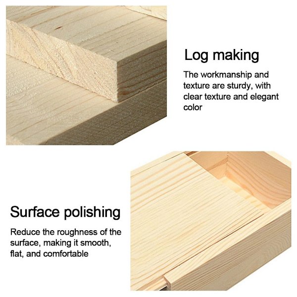 Trälåda Förvaringslåda 14X10X5CMNATURLIG NATURLIG