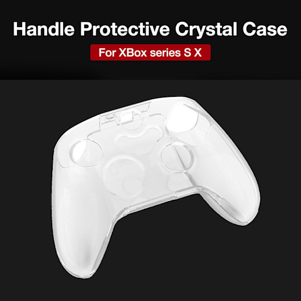 Beskyttende Krystallveske Silikon Støtsikkert Deksel Kompatibelt for XBox Series S X Kontroller