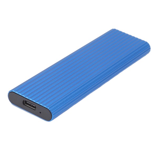M.2 SSD-kapsling Adapter Verktygsfri Aluminiumlegeringsskal Höghastighets USB C 3.1-kapsling Adapter för Hemmakontor