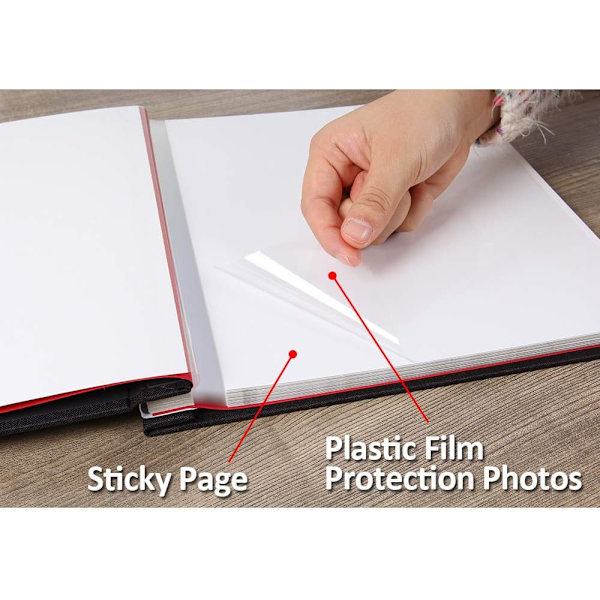 DIY-fotoalbum Fotominner Album Tomme sider