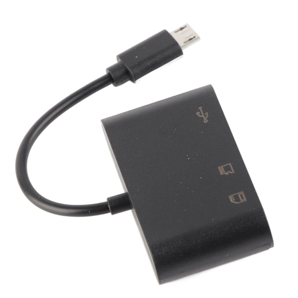 Micro USB Kortläsare Stödjer Storage Card Minneskort U Disk USB Kortläsare Mobiltelefon Dator Universell för Android
