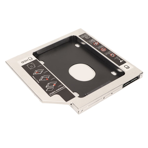 2.5in Hårddisk Caddy 9.5mm 2:a SDD HDD Caddy Fack Universal Adapter för Laptop CD DVD ROM Optisk Enhet