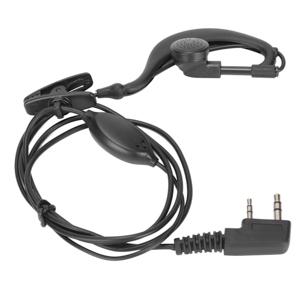Walkie Talkie Headset 2-vägsradio Hörlurar med Clip för Baofeng TK-gränssnitt för BF‑888S UV‑5R