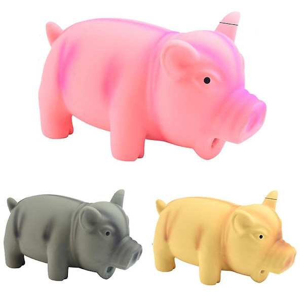 Husdjur Hundleksaker Skrikande Kyckling Kläm Ljudleksak Gummi Gris Anka Pipande Tuggbett Tålig leksak Valpträning Interaktiv 7 as the picture shows