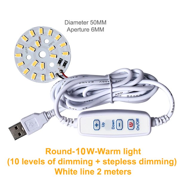 DC 5V dimmbare LED-brikker SMD LED-lampe DIY Lys Justerbar LED A11