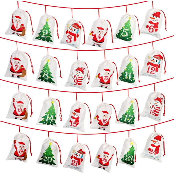 Julepynt Juleaften Nedtælling Gennemtrængende Digital Kalender