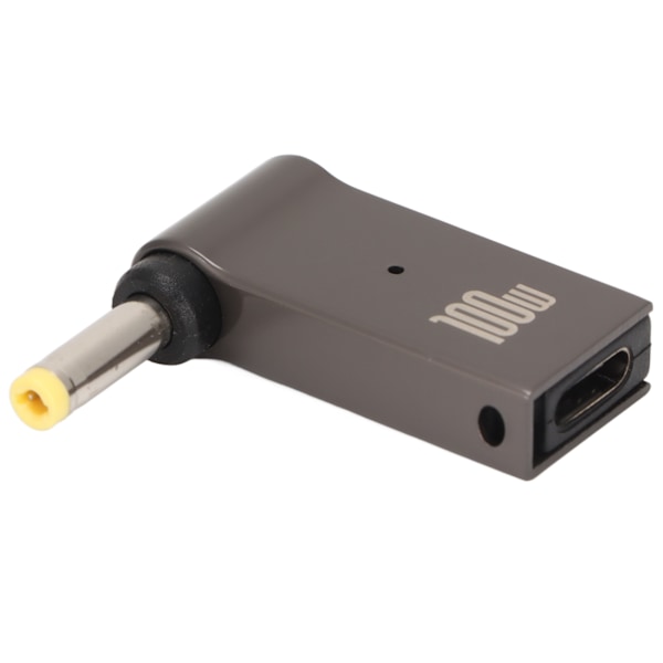 Type C Naaras Sisääntulo DC-adapteriin PD Pikalataus Siru Alumiiniseos Materiaali Kulmadesign 100W Kannettavan Tietokoneen Virtajohto 2.5x0.7mm