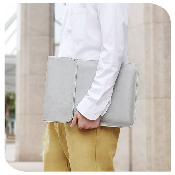 Case för 11 12 13 14 15 17 tum för MacBook Huawei Surface datorväska No029 gray 13.3inch