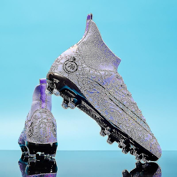 Fotbollsskor för män Halkfria fotbollsskor Klossar Gräs Fotbollssneakers Yj068a Blue 39